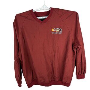 North End 11-Time WS Champions Pullover Sweatshirt Mens L Red Embroidered Logo